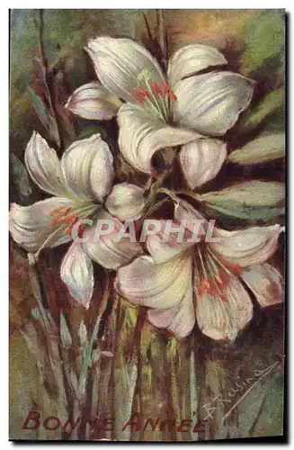 Cartes postales Illustrateur Fleurs