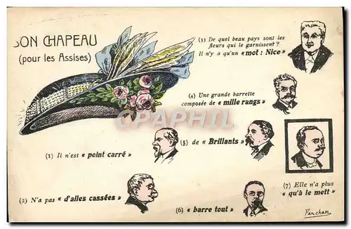 Cartes postales Chapeau pour les Assises