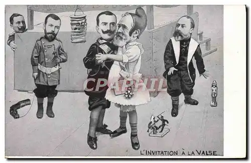 Cartes postales L&#39invitation a la valse