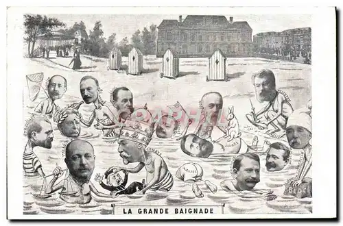 Cartes postales La grande baignade