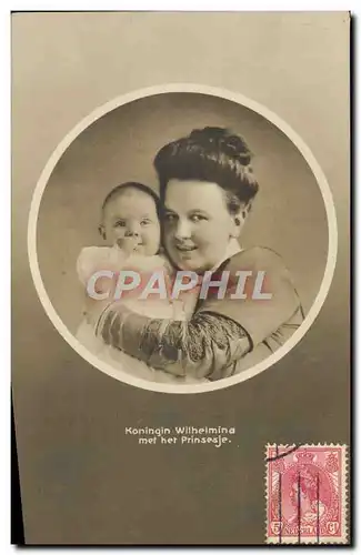 Cartes postales Koningin Wilhelmina