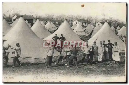 Ansichtskarte AK Boxe Camp de la Valbonne Vue generale des tentes Militaria