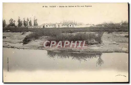 Cartes postales Vichy Bords de l&#39Allier et Tir aux pigeons