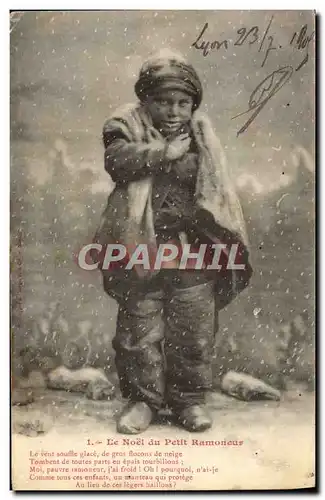 Cartes postales Fantaisie Le Noel du petit Ramoneur Enfant