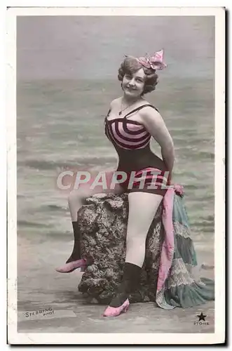 Cartes postales Fantaisie Femme Maillot de bain Baigneuse