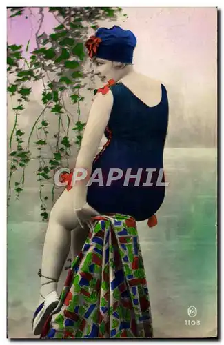 Cartes postales Fantaisie Femme Maillot de bain Baigneuse