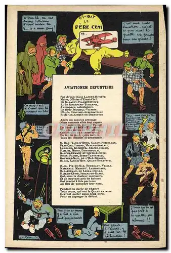 Cartes postales Militaria Aviationem Defuntibus