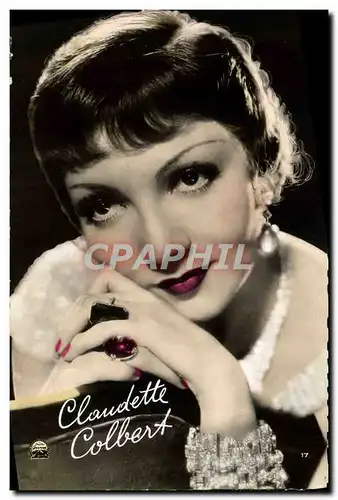 Moderne Karte Cinema Claudette Colbert