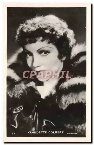 Cartes postales moderne Cinema Claudette Colbert