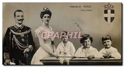 Ansichtskarte AK Famiglia Reale d&#39Italia