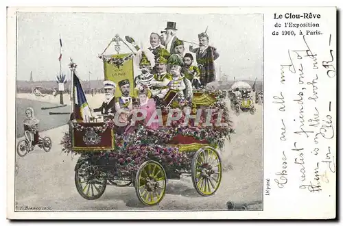 Ansichtskarte AK le clou reve de l&#39exposition de 1900 Paris Nicolas II Russie Russia