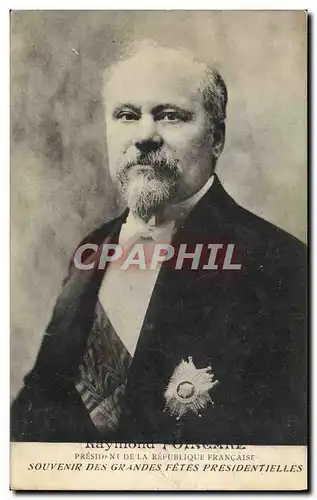 Ansichtskarte AK Raymond Poincare President de la Republique