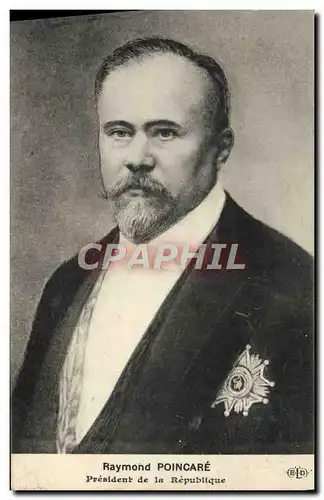 Ansichtskarte AK Raymond Poincare President de la Republique