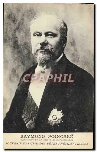 Ansichtskarte AK Raymond Poincare President de la Republique