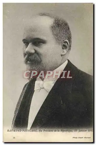 Ansichtskarte AK Raymond Poincare President de la Republique