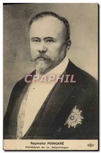 Ansichtskarte AK Raymond Poincare President de la Republique