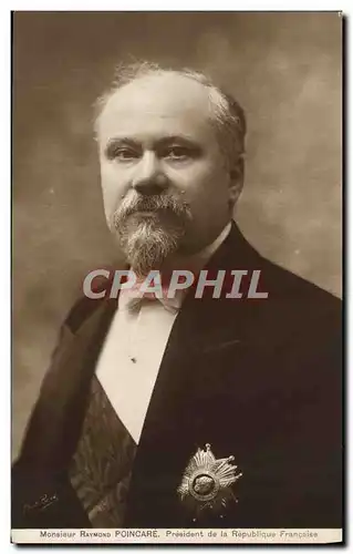 Ansichtskarte AK Raymond Poincare President de la Republique