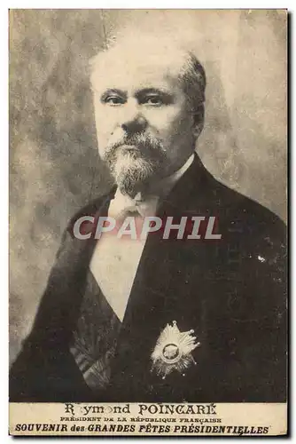 Ansichtskarte AK Raymond Poincare President de la Republique