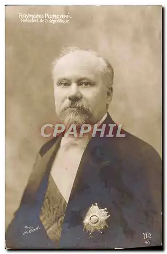 Ansichtskarte AK Raymond Poincare President de la Republique