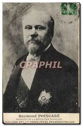 Ansichtskarte AK Raymond Poincare President de la Republique