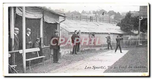Cartes postales Tir au fusil de chasse