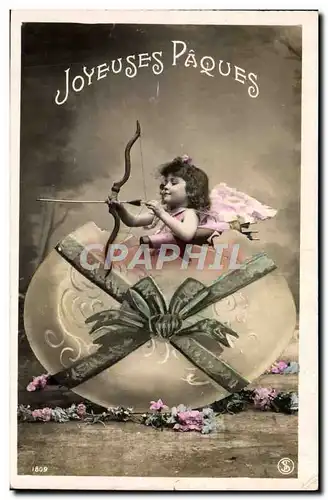 Cartes postales Tir a l&#39arc Enfant Paques