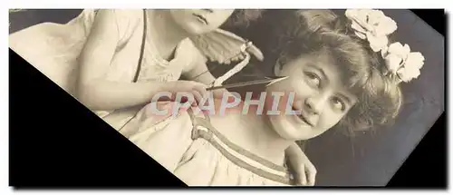 Cartes postales Tir a l&#39arc Femme Enfant Ange