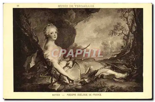 Cartes postales Tir a l&#39arc Nattier Madame Adelaide de France Musee de Versailles