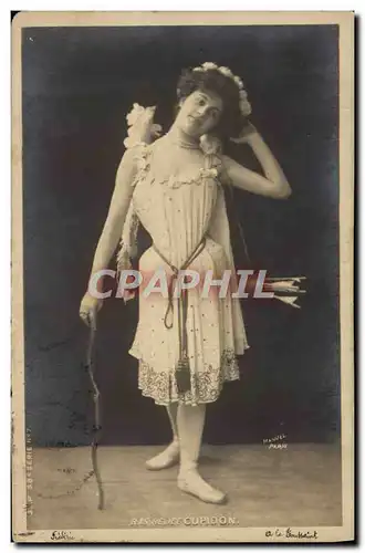 Cartes postales Tir a l&#39arc Bas relief Cupidon