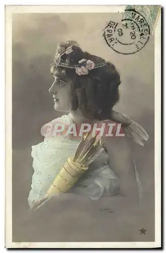 Cartes postales Tir a l&#39arc Femme