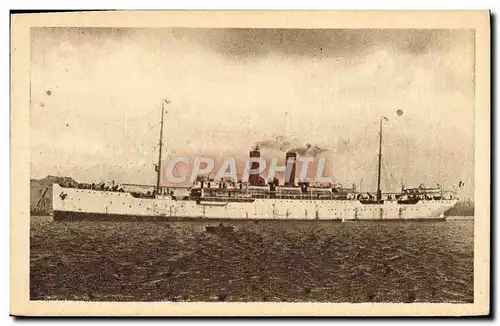 Cartes postales Bateau Paquebot Fabre line SS Britannia