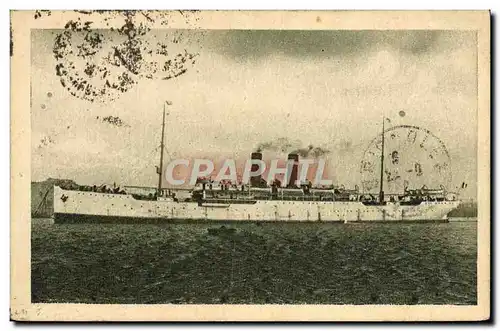 Cartes postales Bateau Paquebot Fabre Line SS Britannia