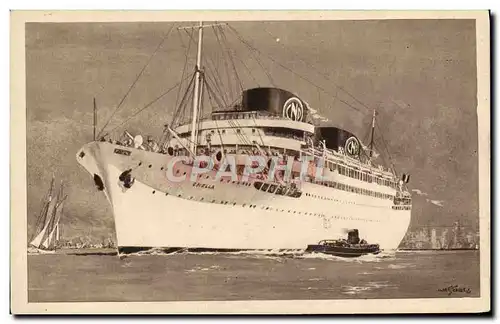 Cartes postales Bateau Paquebot Chella Compagnie de Navigation Mixte Marseille