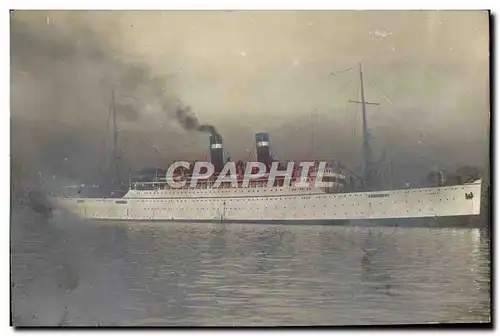 CARTE PHOTO Bateau Paquebot Canada