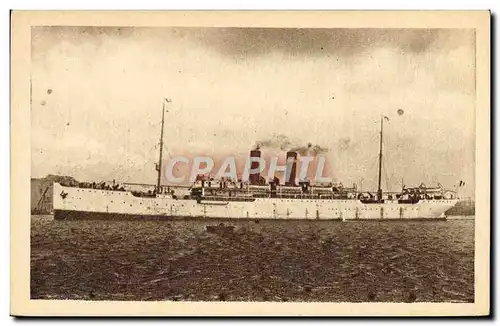 Cartes postales Bateau Paquebot SS Britannia Fabre Line