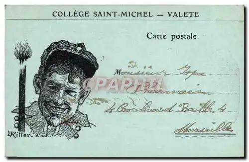 Cartes postales Illustrateur College Saint Michel Valete Ritter