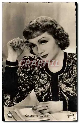 Cartes postales moderne Cinema Claudette Colbert