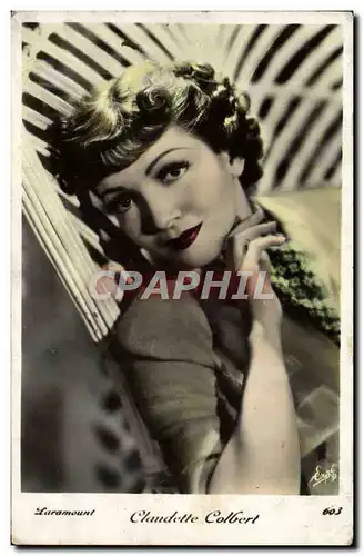 Cartes postales moderne Cinema Claudette Colbert