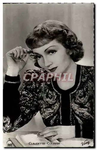 Cartes postales moderne Cinema Claudette Colbert