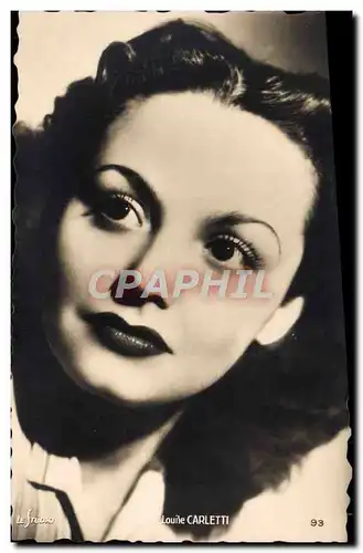 Cartes postales moderne Cinema Louise Carletti