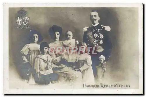 Cartes postales Famiglia Reale d&#39Italia