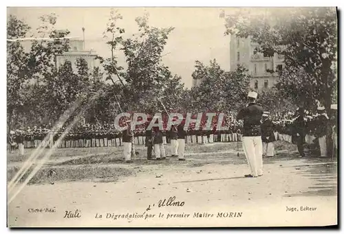 Cartes postales La degradation d&#39Ullmo par le premier Maitre Robin