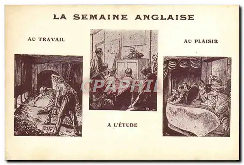 Cartes postales La Semaine Anglaise