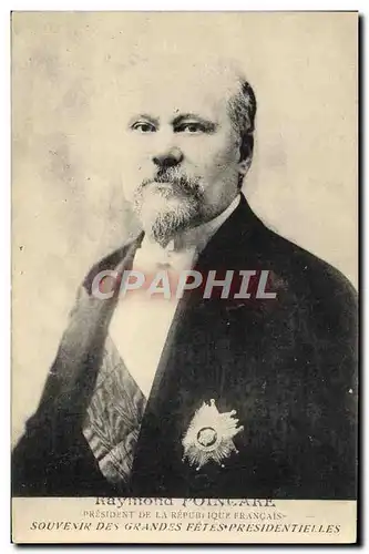 Ansichtskarte AK Raymond Poincare President de la Republique Francaise