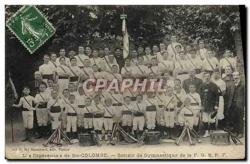 Cartes postales L&#39Esparence de Ste Colombe Societe de Gymnastique de la FGSPF