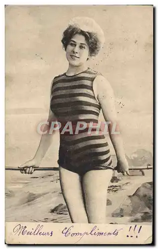 Cartes postales Fantaisie Femme Maillot de Bain