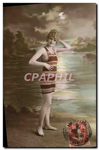 Cartes postales Fantaisie Femme Maillot de bain