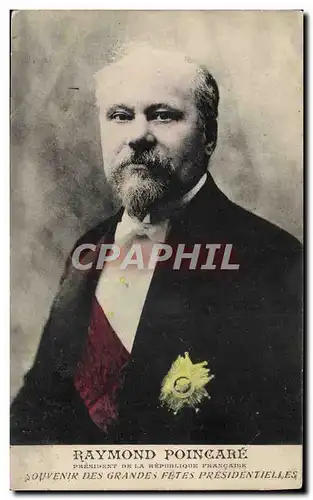 Cartes postales Poincare President de la Republique