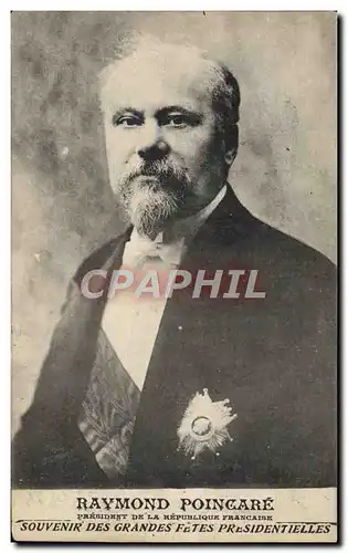 Cartes postales Poincare President de la Republique