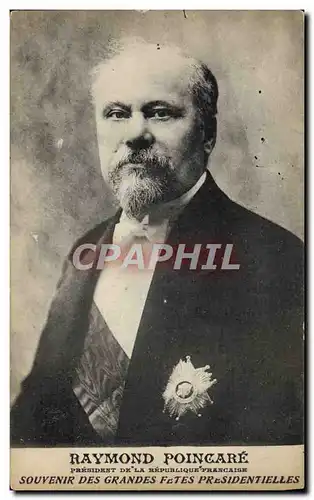 Ansichtskarte AK Raymond Poincare President de la Republique